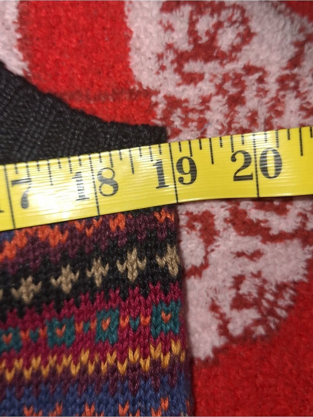 Vintage Sweater Vest Multi-Color Fair Isle Knit Erika Classics Medium - Picture 4 of 7